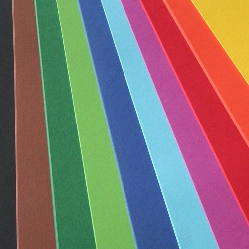 Tonpapier 100 Bögen 10 Farben gemischt TOP 50x70 cm
