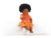 Puppe Mädchen -  afrikanisch 38 cm