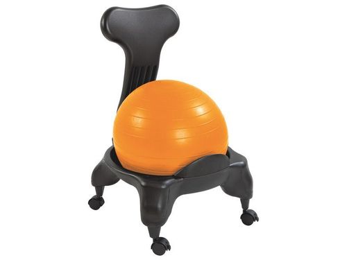 Stuhl mit Sitzball - Rückenhaltung Bürostuhl