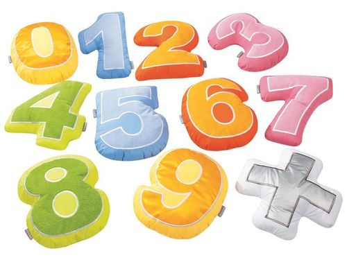 Kissen Maxi Set Zahlen und Zeichen