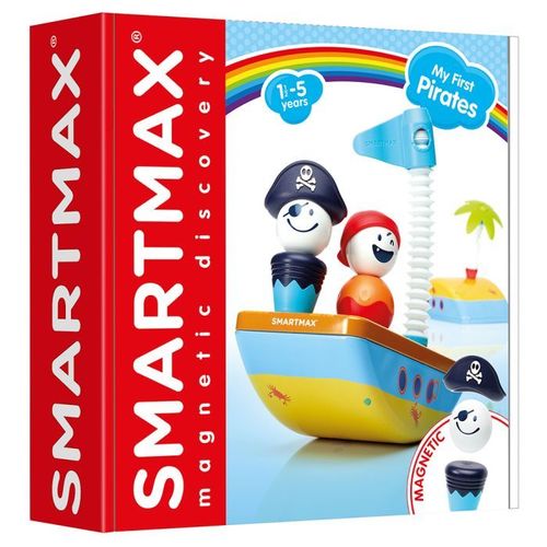 SMARTMAX Magnetspielzeug Piraten mit Boot